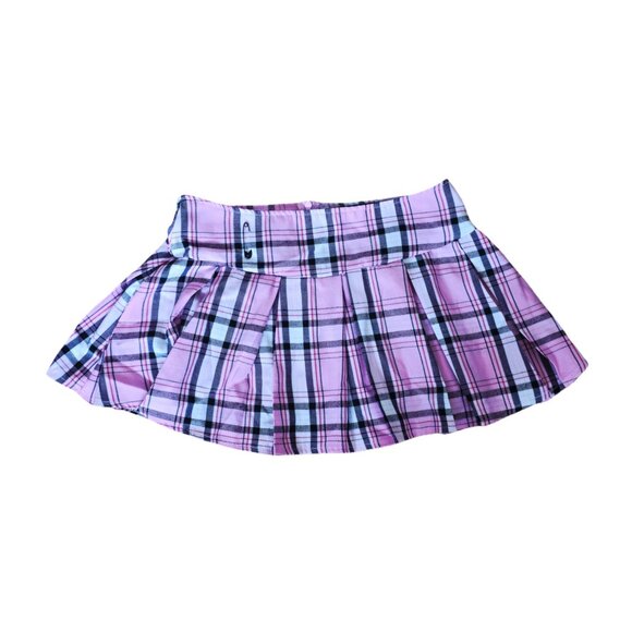Leg Avenue School Girl Costume XS – Plaid Skirt & Crop Top – Halloween Cosplay - Picture 4 of 5